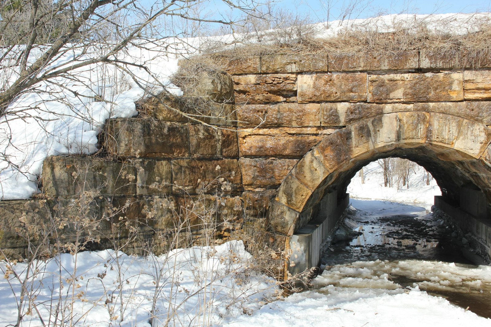 West abutment